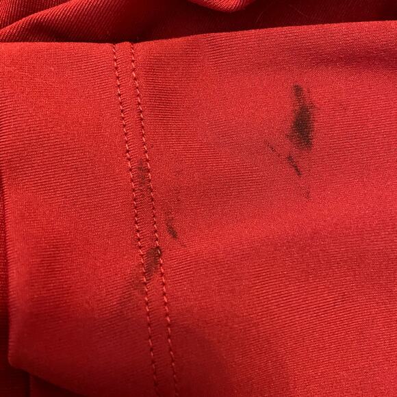 Nike Pro Combat Dri-FIT T-Shirt Fitted Short Sleeve Crew Neck Quick Dry Red L - Picture 6 of 7